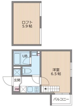 シャトレ生田緑地の物件間取画像